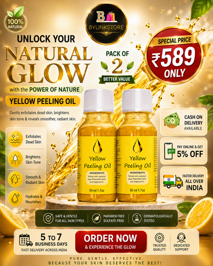 Yellow Peeling Oil (Pack of 2)