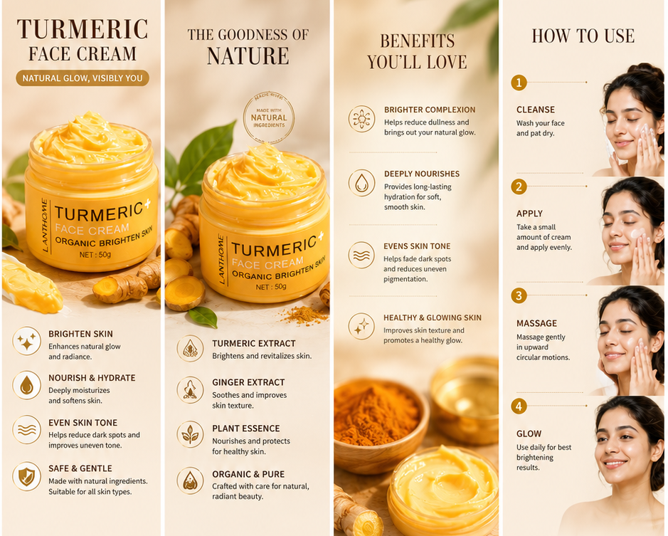 Turmeric face cream(Pack of 2)