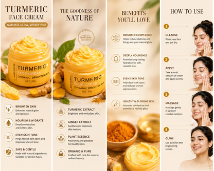 Turmeric face cream(Pack of 2)